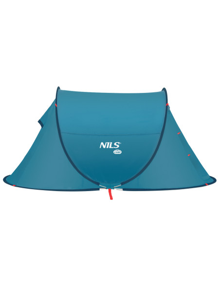 CAMPINGZELT SELBSTAUFBAUEND BLAU NILS CAMP