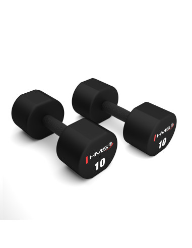 2 X 10 KG POLYURETHAN-HANTELN TPU HMS