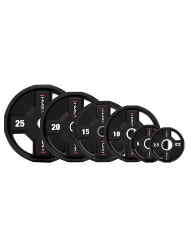 OLYMPISCHE GEWICHTSSCHEIBE POLYURETHAN CPU 2,5 KG HMS