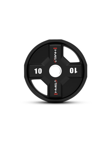 OLYMPISCHE GEWICHTSSCHEIBE POLYURETHAN CPU 10 KG HMS