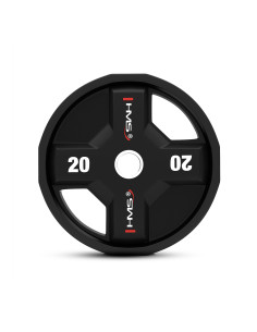 OLYMPISCHE GEWICHTSSCHEIBE POLYURETHAN CPU 20 KG HMS 2