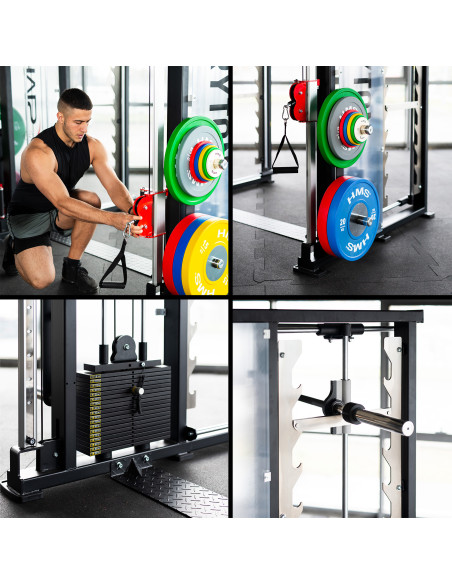 DOPPELZUG-MASCHINE MIT GEWICHTSSTAPEL COMMERCIAL HMS