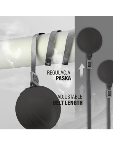 HULA HOOP SCHWARZ/PINK MIT MAGNETEN, GEWICHT UND ZÄHLER HMS