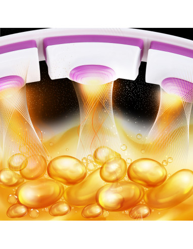 HULA HOOP WEISS/VIOLETT MIT MAGNETEN, GEWICHT UND ZÄHLER HMS