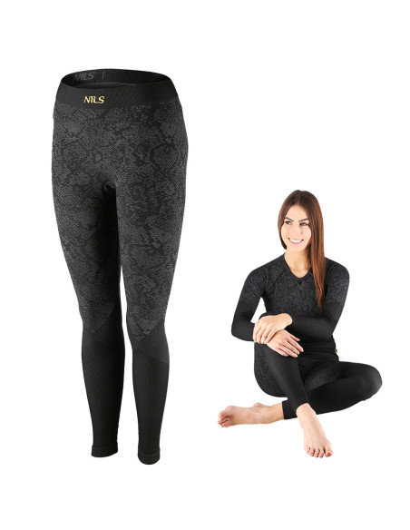 FUNKTIONSHOSE SCHWARZ DAMEN S/M ROSA NILS