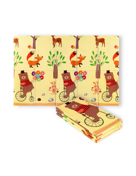 FALTMATTE FÜR KINDER FOREST 190×150 CM NILS FUN