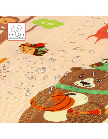 FALTMATTE FÜR KINDER FOREST 190×150 CM NILS FUN