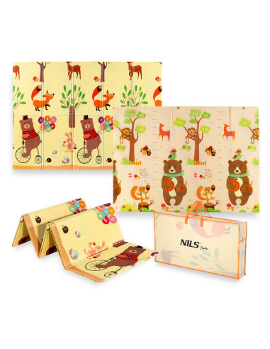 FALTMATTE FÜR KINDER FOREST 190×150 CM NILS FUN