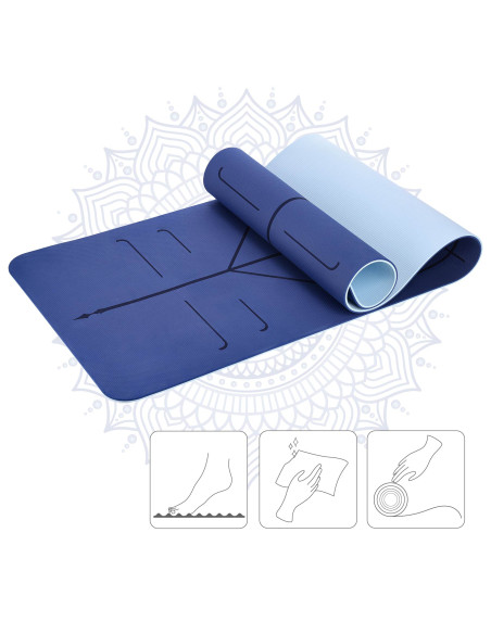 YOGA-MATTE TPE DARK BLUE HMS