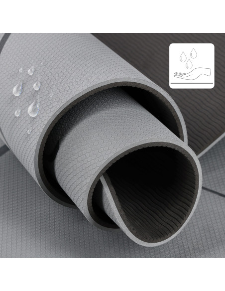 YOGA-MATTE TPE GRAU HMS