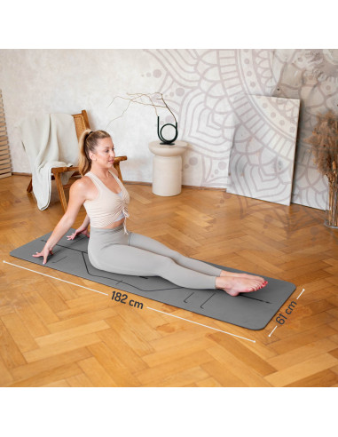 YOGA-MATTE TPE GRAU HMS
