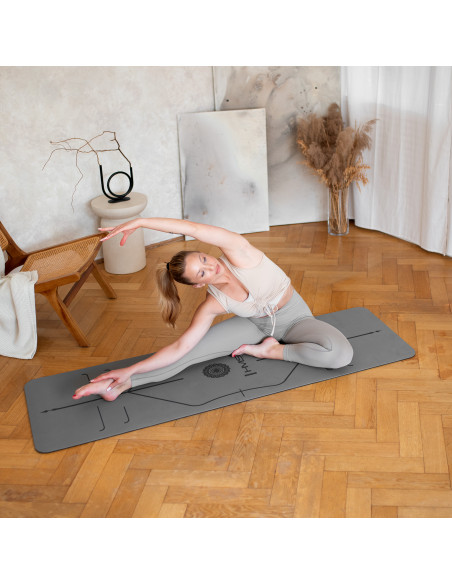 YOGA-MATTE TPE GRAU HMS