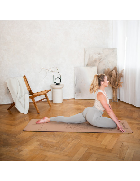 YOGA-MATTE TPE KORK HMS