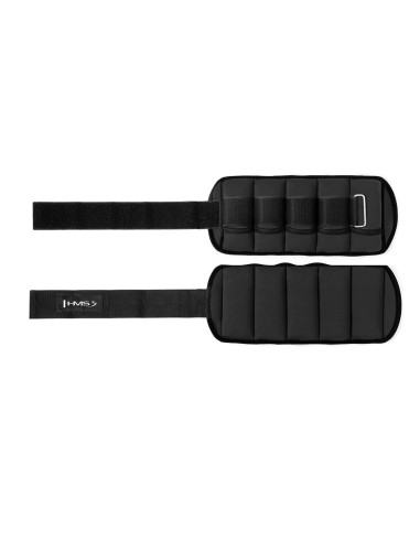 GEWICHTSMANSCHETTEN FÜR KNÖCHEL UND HANDGELENKE VERSTELLBAR 2 x 1,5 KG HMS