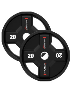 SET OLYMPISCHE POLYURETHANPLATTEN 2 x 2,5 - 25 KG CPU  - 155KG HMS