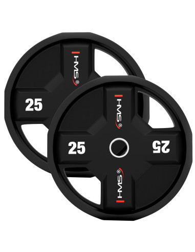 SET OLYMPISCHE POLYURETHANPLATTEN 2 x 2,5 - 25 KG CPU  - 155KG HMS