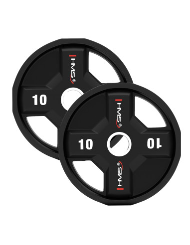 SET OLYMPISCHE POLYURETHANPLATTEN 2 x 2,5 - 25 KG CPU  - 155KG HMS