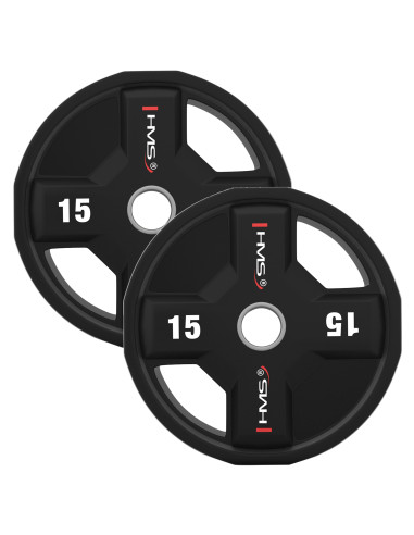 SET OLYMPISCHE POLYURETHANPLATTEN 2 x 2,5 - 25 KG CPU  - 155KG HMS