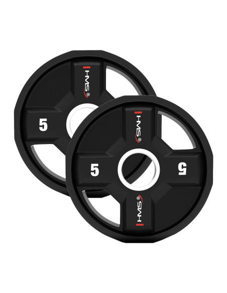 SET OLYMPISCHE POLYURETHANPLATTEN 2 x 2,5 - 25 KG CPU  - 155KG HMS