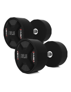 Polyurethan-Hanteln 2 x 27,5 - 37,5 kg CPU - 325 KG HMS