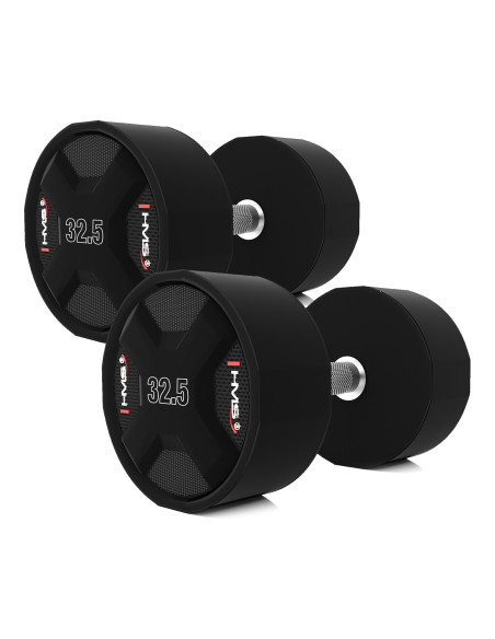 Polyurethan-Hanteln 2 x 27,5 - 37,5 kg CPU - 325 KG HMS