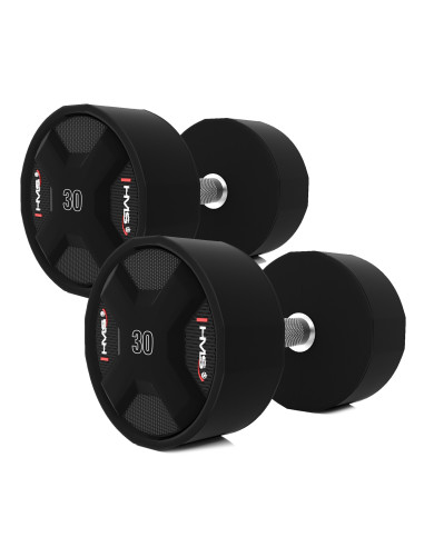 Polyurethan-Hanteln 2 x 27,5 - 37,5 kg CPU - 325 KG HMS