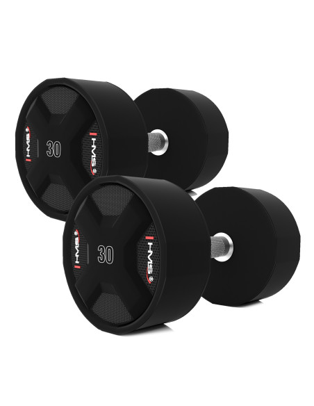 Polyurethan-Hanteln 2 x 27,5 - 37,5 kg CPU - 325 KG HMS