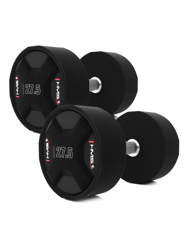Polyurethan-Hanteln 2 x 27,5 - 37,5 kg CPU - 325 KG HMS