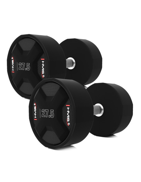 Polyurethan-Hanteln 2 x 27,5 - 37,5 kg CPU - 325 KG HMS