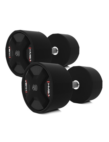 Polyurethan-Hanteln 2 x 40 - 50 KG CPU - 450 KG HMS