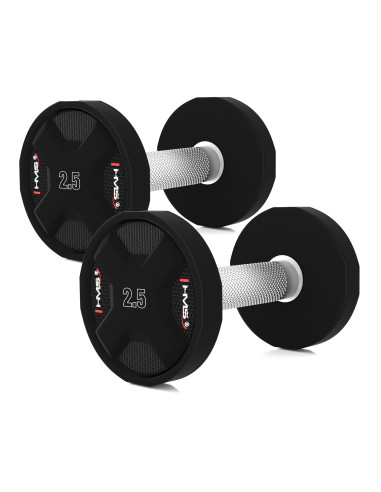 Polyurethan-Hanteln 2 x 2,5 - 50 KG CPU  - 1050 KG HMS