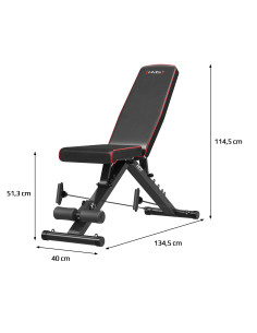 VERSTELLBARE TRAININGSBANK MIT SEILZUG – KLAPPBAR HMS