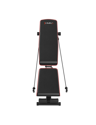 VERSTELLBARE TRAININGSBANK MIT SEILZUG – KLAPPBAR HMS