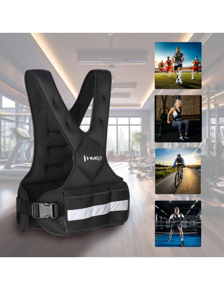 GEWICHTSWESTE VERSTELLBAR 9 KG HMS