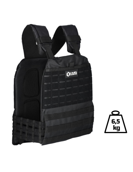 TAKTISCHE GEWICHTSWESTE VERSTELLBAR 6,5 KG HMS PREMIUM