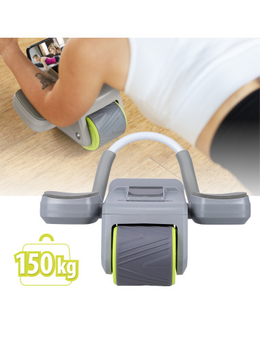 GRAY AUTOMATISCHES ABS-ROLLE MIT LCD UND USB-AUFLADUNG HMS