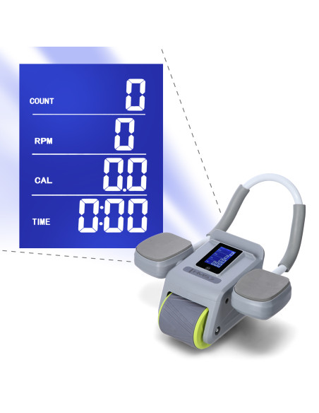 GRAY AUTOMATISCHES ABS-ROLLE MIT LCD UND USB-AUFLADUNG HMS