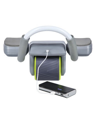 GRAY AUTOMATISCHES ABS-ROLLE MIT LCD UND USB-AUFLADUNG HMS