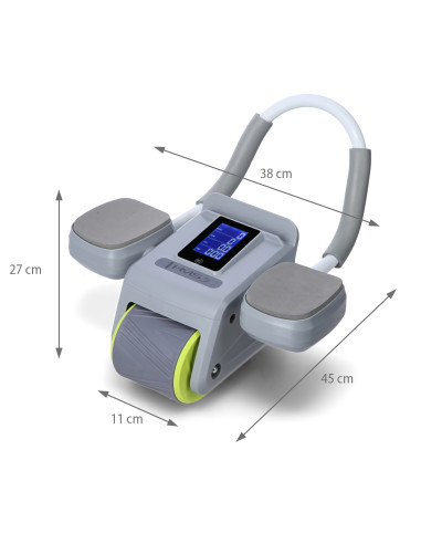 GRAY AUTOMATISCHES ABS-ROLLE MIT LCD UND USB-AUFLADUNG HMS