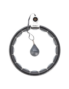 HULA HOOP SCHWARZ MIT MAGNET, GEWICHT UND ZÄHLER HMS 2