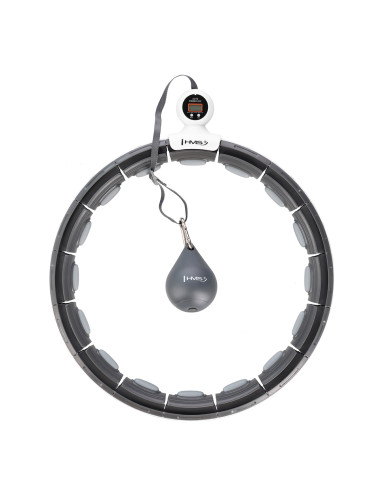 HULA HOOP SCHWARZ MIT MAGNET, GEWICHT UND ZÄHLER HMS