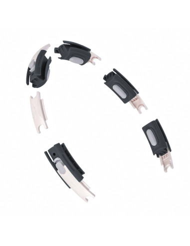 HULA HOOP SCHWARZ MIT MAGNET, GEWICHT UND ZÄHLER HMS