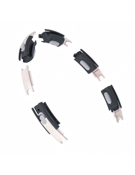 HULA HOOP SCHWARZ MIT MAGNET, GEWICHT UND ZÄHLER HMS