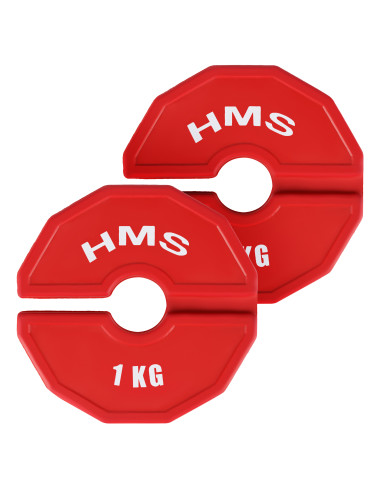 (2 X 1 KG) KLEMMGEWICHT FÜR KRAFT- UND FITNESSGERÄTE 2 X 1 KG HMS