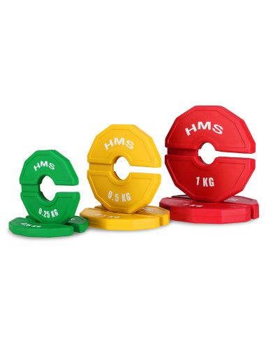 (2 X 1 KG) KLEMMGEWICHT FÜR KRAFT- UND FITNESSGERÄTE 2 X 1 KG HMS