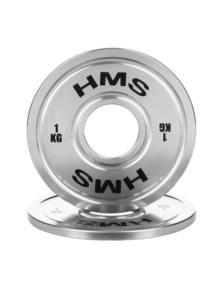 KALIBRIERTE OLYMPISCHE STAHLGEWICHTSSCHEIBE 1 KG HMS