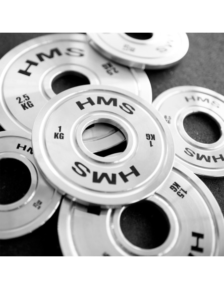 KALIBRIERTE OLYMPISCHE STAHLGEWICHTSSCHEIBE 1 KG HMS