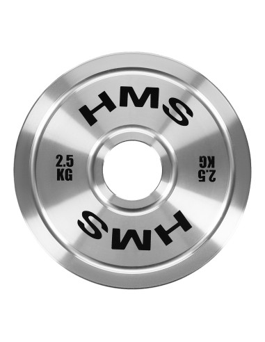 KALIBRIERTE OLYMPISCHE STAHLGEWICHTSSCHEIBE 2,5 KG HMS