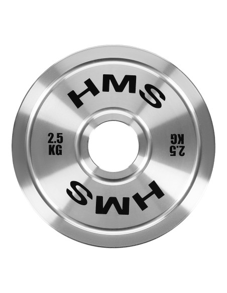KALIBRIERTE OLYMPISCHE STAHLGEWICHTSSCHEIBE 2,5 KG HMS