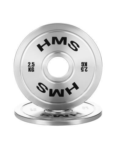 KALIBRIERTE OLYMPISCHE STAHLGEWICHTSSCHEIBE 2,5 KG HMS